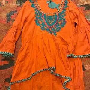 swim cover up sz medium new tags